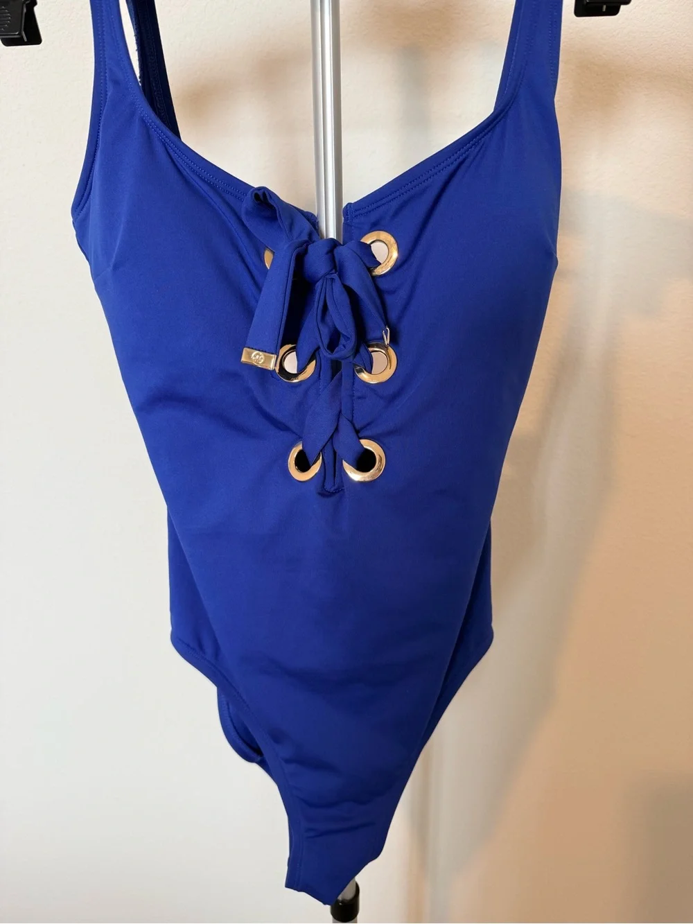 Michael Kors Cobalt Blue One-Piece Swimsuit- Make a SPLASH this summer! - Picture 2 of 4